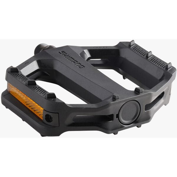 Shimano EF102 flat pedals, resin, black