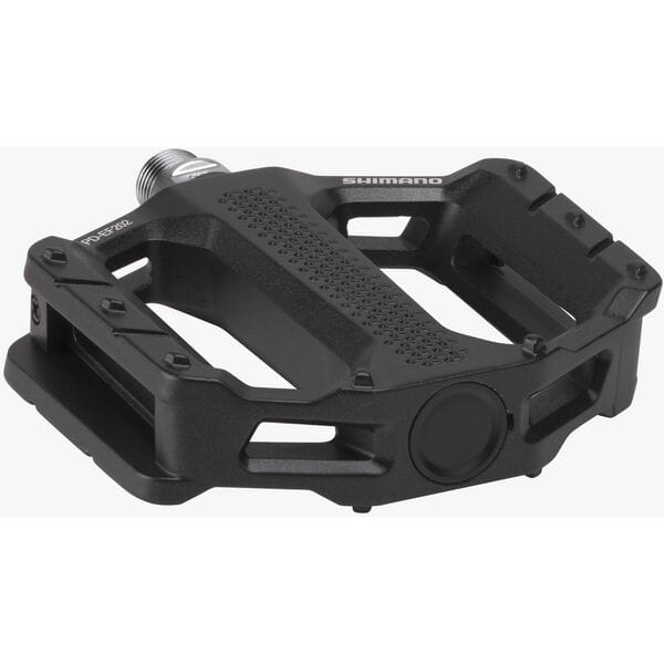 Shimano EF202 MTB flat pedals, black