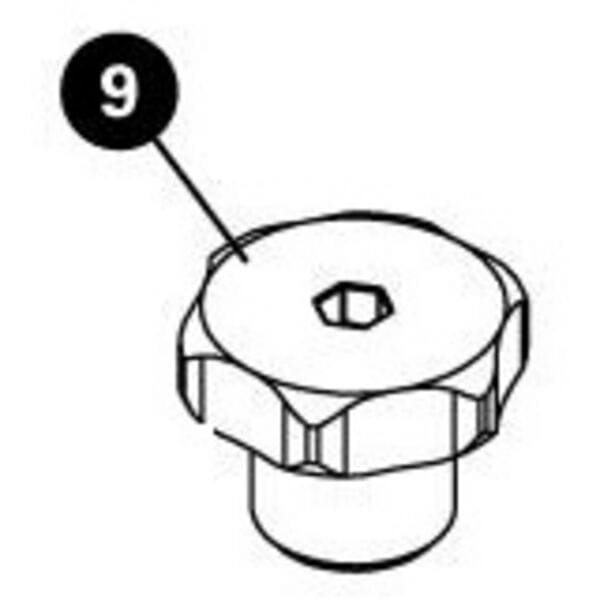 Park Tool 2174 A  | Power2Cycle Knob assembly for DT | Power2Cycle5 and DT | Power2Cycle5.2