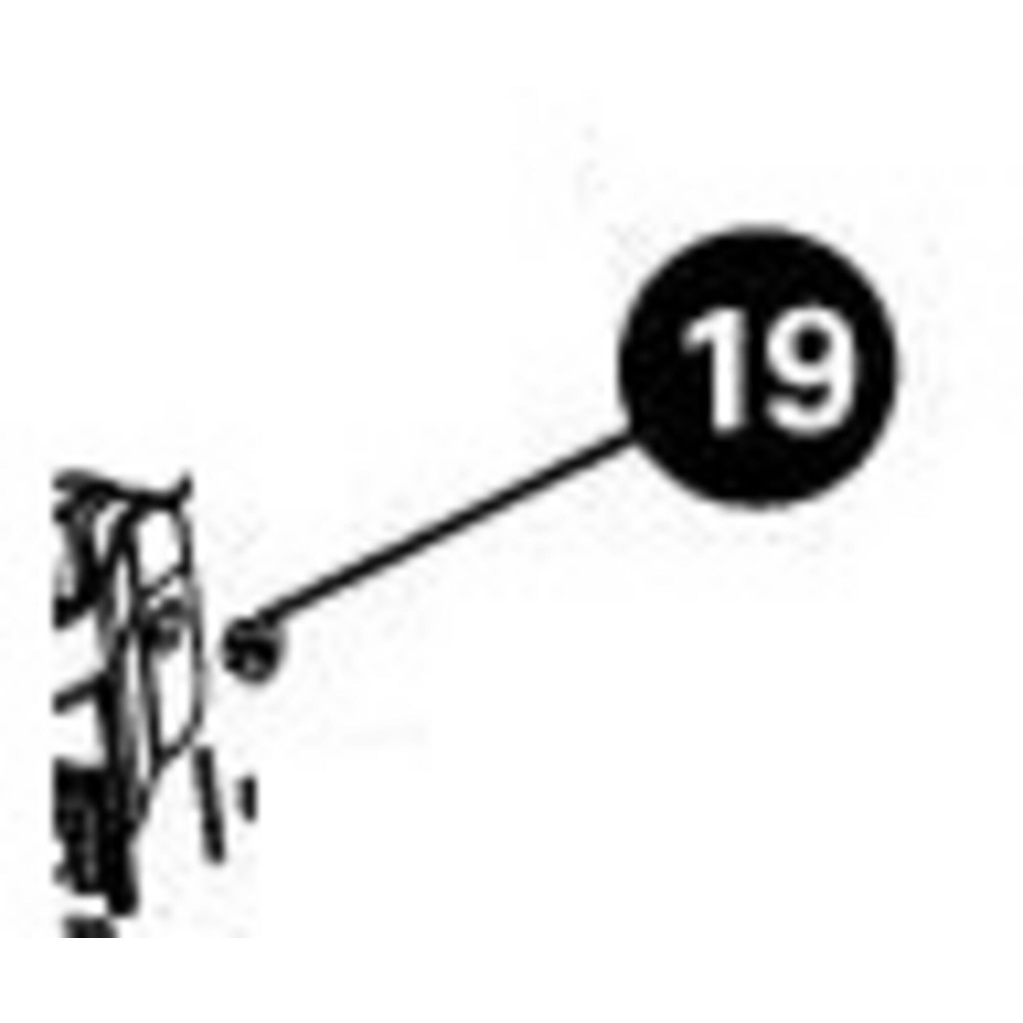 Park Tool 2828  | Power2Cycle Flange Lock Nut M6 for PCS | Power2Cycle9.2 and PCS | Power2Cycle9.3