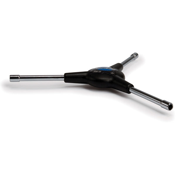 Park Tool 15  | Power2Cycle 3 | Power2CycleWay Internal Nipple Wrench: Square Drive, 5mm and 5.5mm Hexes