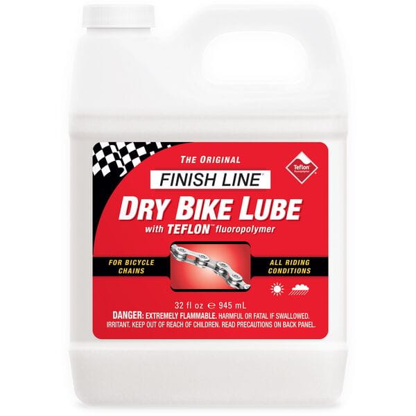 Finish Line Dry Chain Lube (Teflon Plus)  | Power2Cycle 32 oz / 945ml ea