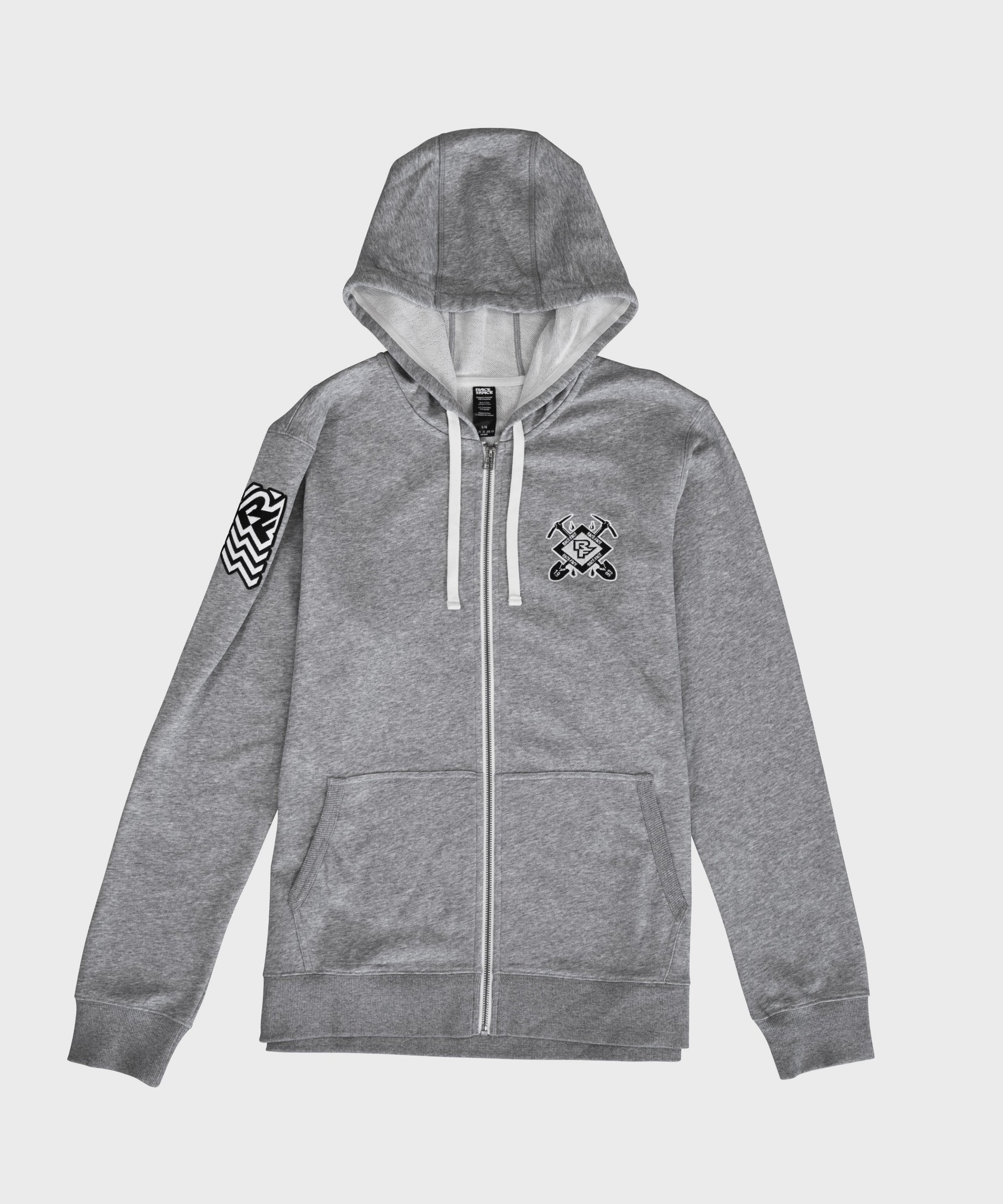 Race Face Crest Hoodie Grey Small