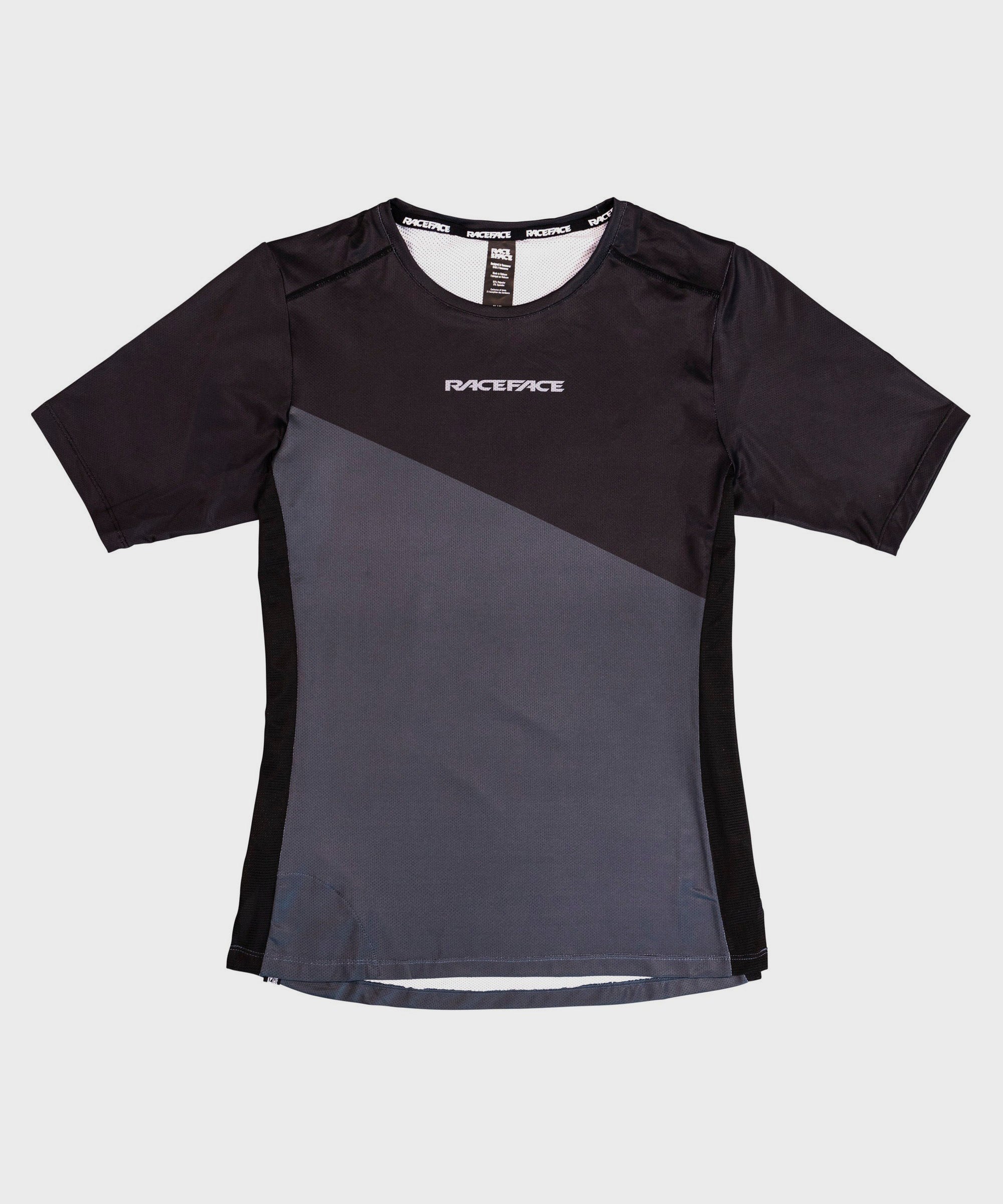 Race Face Indy Short Sleeve Jersey Black / Grey M