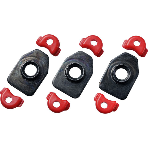 Shimano Clothing Cleat Nut Set, RC9, Set for One Shoe