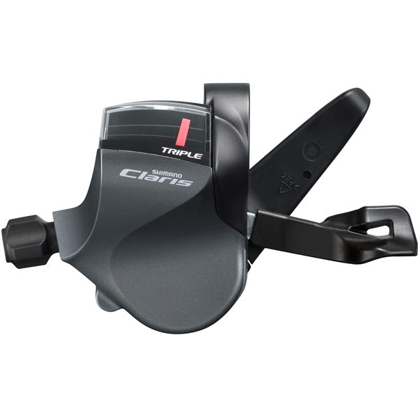 Shimano Claris R2030 Claris 8 | Power2Cyclespeed road flat bar levers, triple