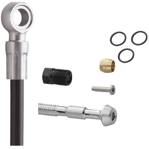 Shimano Ultegra B disc brake hose BR | Power2CycleR785, straight banjo, front, 1000 mm, black