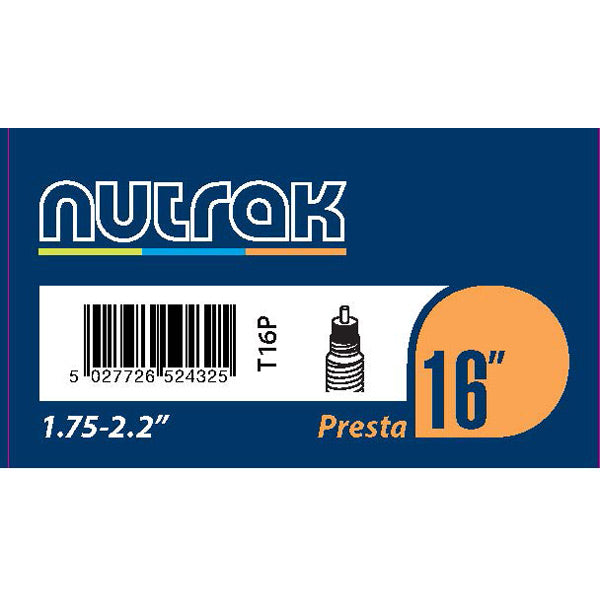 Nutrak 10 1/2 x 1 7/8 inch (270 x 47 | Power2Cycle203) Schrader inner tube with 45 degree valve