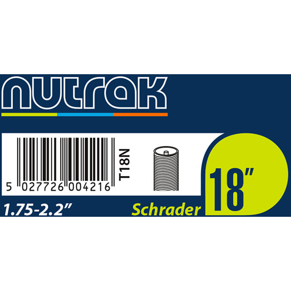 Nutrak 10 1/2 x 1 7/8 inch (270 x 47 | Power2Cycle203) Schrader inner tube with 45 degree valve