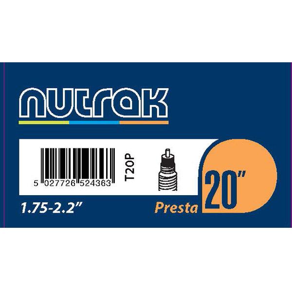 Nutrak 10 1/2 x 1 7/8 inch (270 x 47 | Power2Cycle203) Schrader inner tube with 45 degree valve
