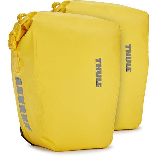 Thule Shield panniers, 25 litres each, pair  | Power2Cycle yellow