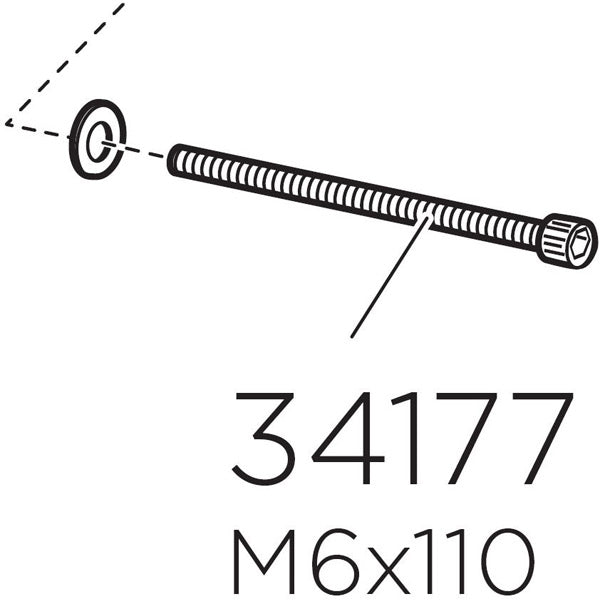 Thule Screw MC 6S M6 x 110 mm