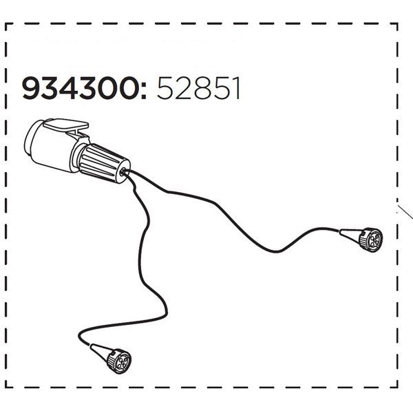 Thule Lamp cable 13 pin EF XT UK