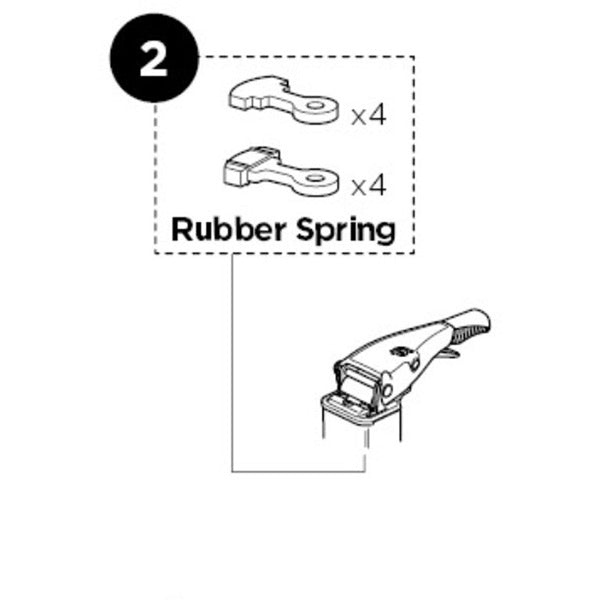 Thule Rubber Spring Sparepart Kit