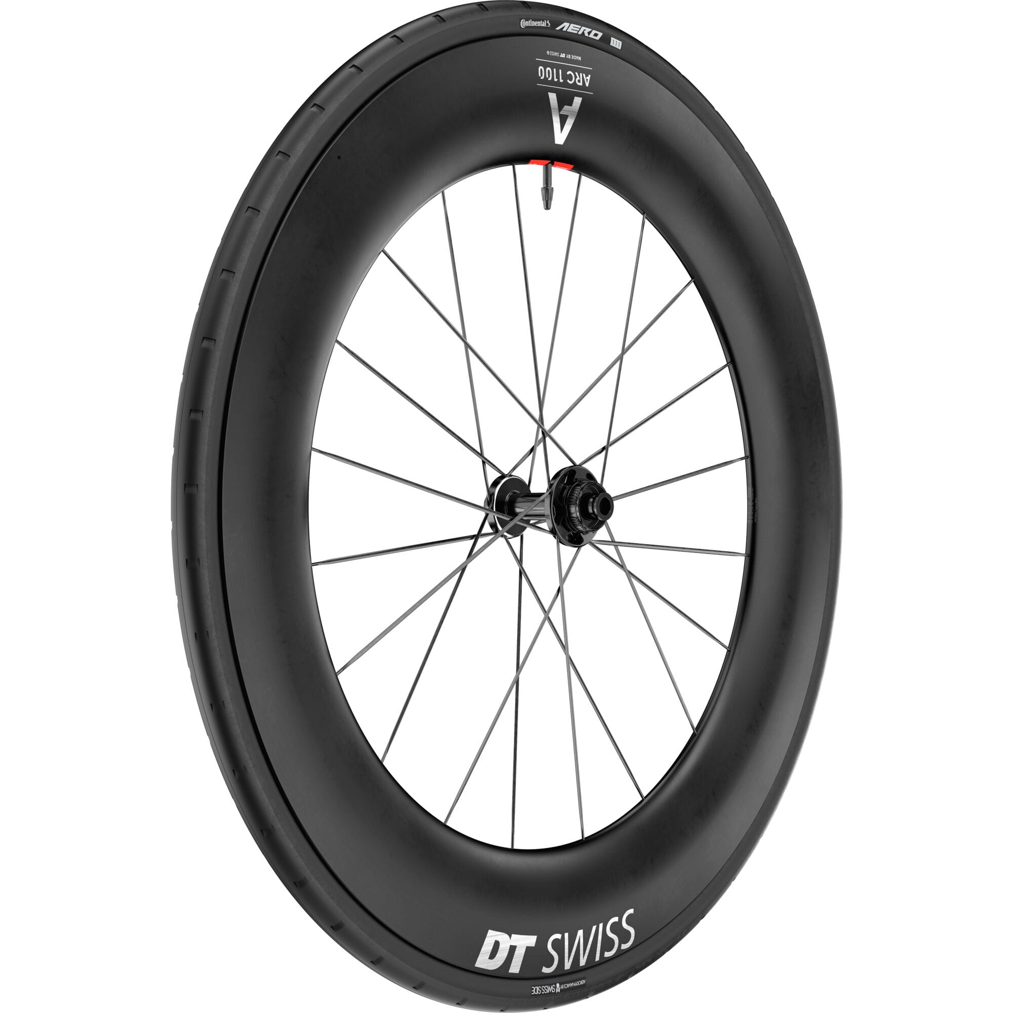 DT Swiss ARC 1100 DICUT disc brake WTS, carbon clincher 85 x 22 mm rim, front with tyre