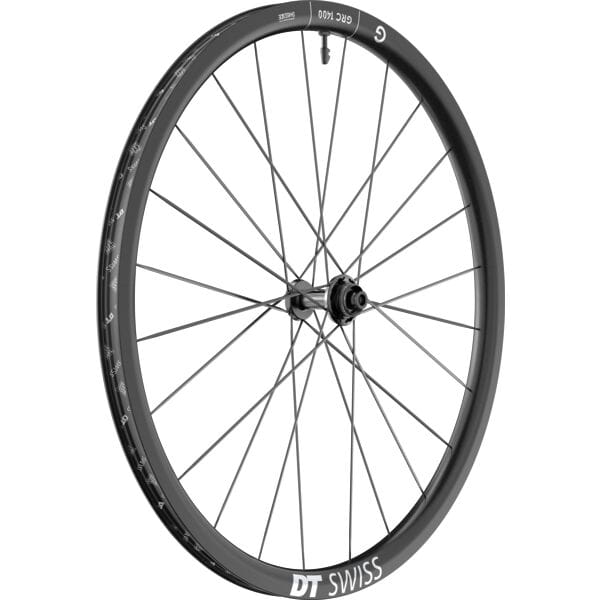 DT Swiss GRC 1400 DICUT disc brake wheel, carbon clincher 30 x 24 mm, 700c front