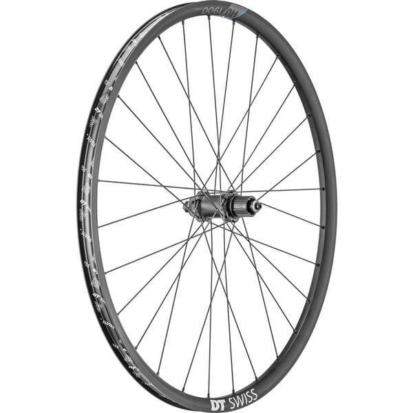 DT Swiss HU 1900 wheel, 25 mm rim, 135mm QR axle, 700c rear