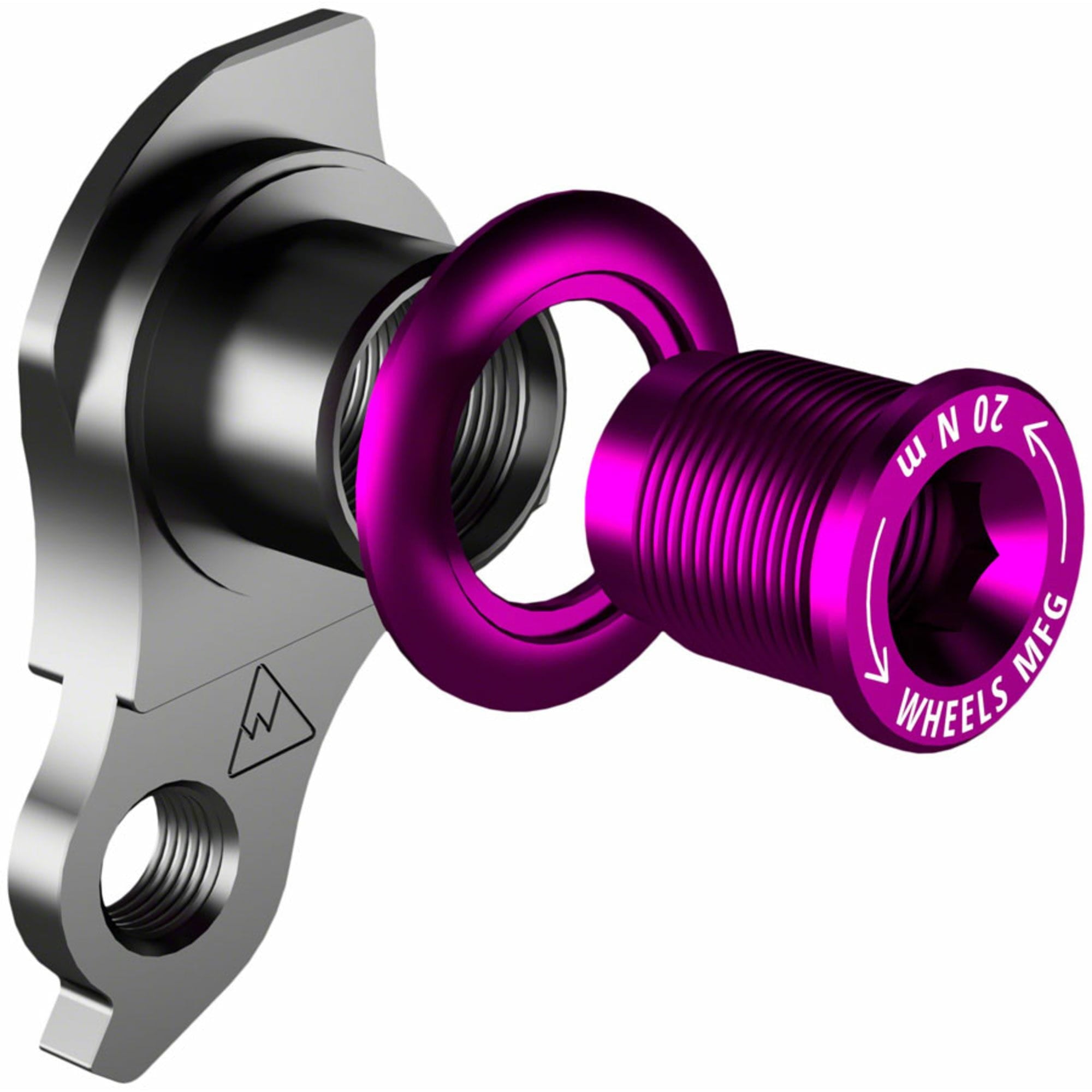 Wheels Manufacturing Replaceable Derailleur Hanger / Dropout 487 | Power2Cycle7  | Power2Cycle Purple Bolt  | Power2Cycle UDH