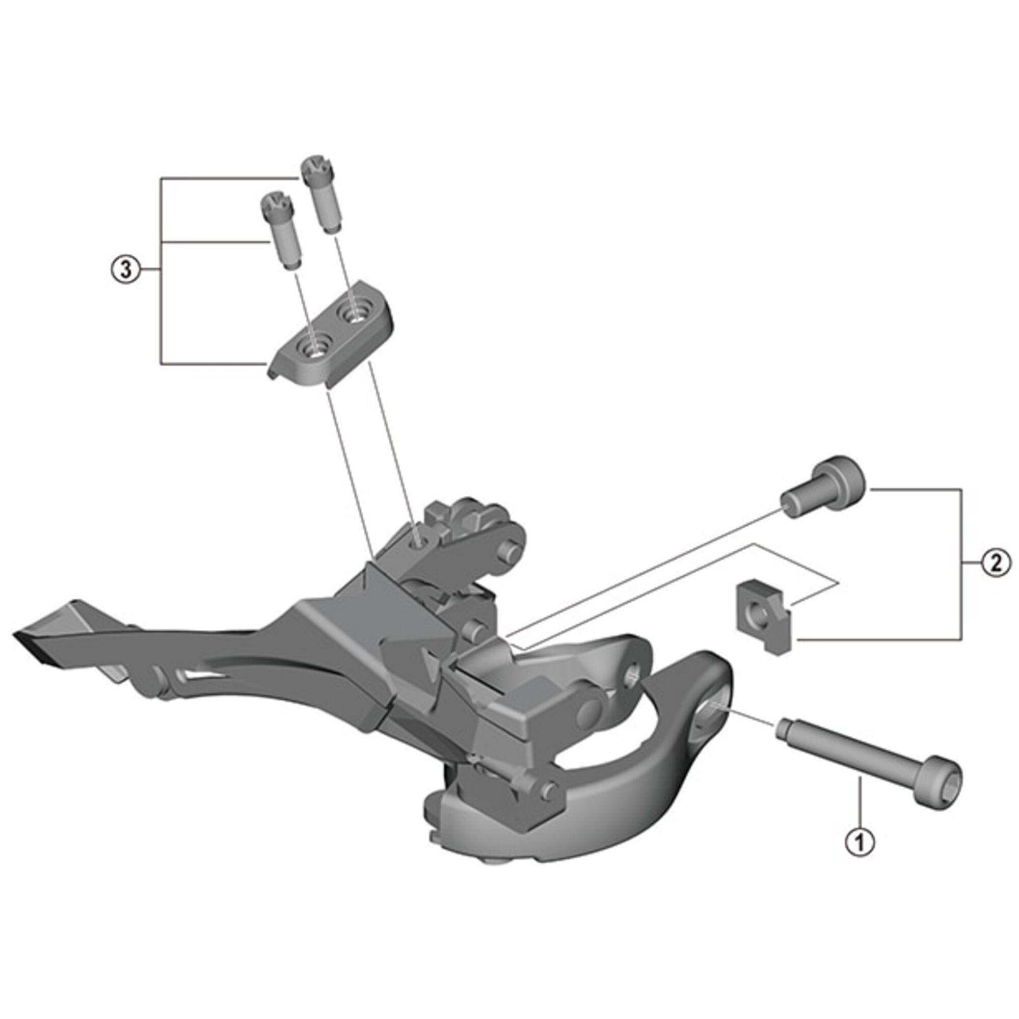 Shimano Spares TY600 clamp screw, M5 x 29 mm