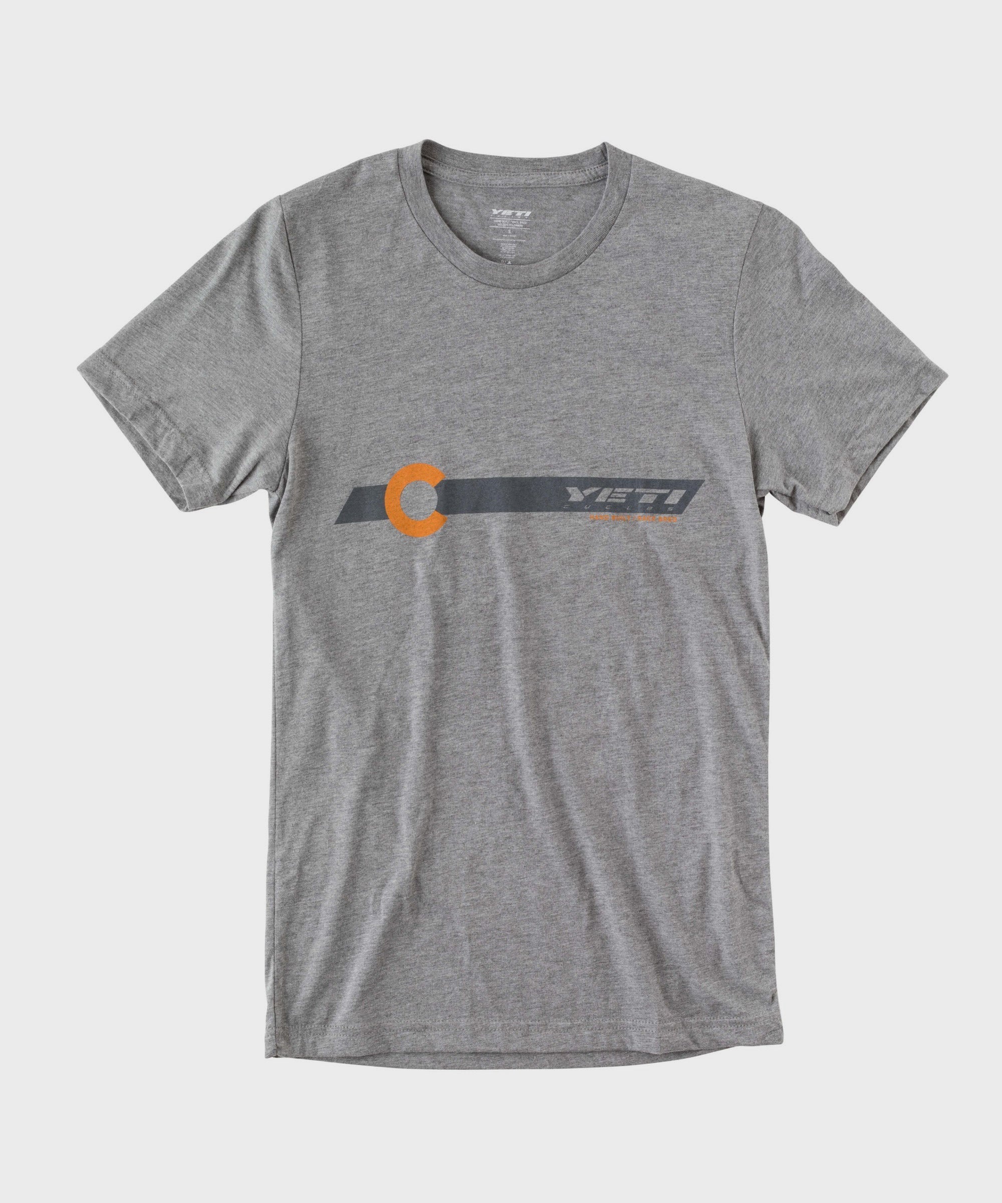 Yeti Dart Ride TShirt Grey / Orange S