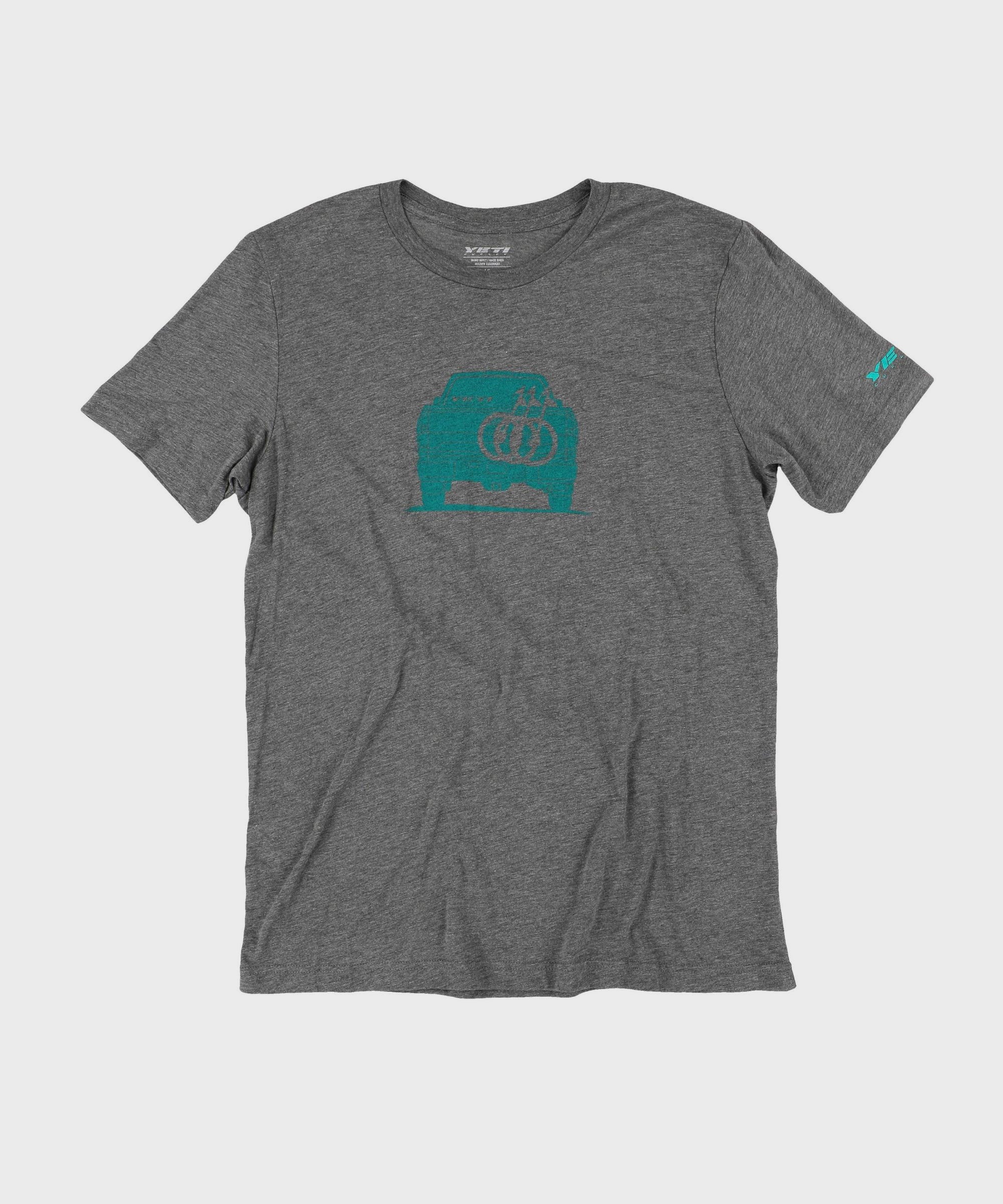 Yeti Hot Lap TShirt 2019 Grey / Turquoise S
