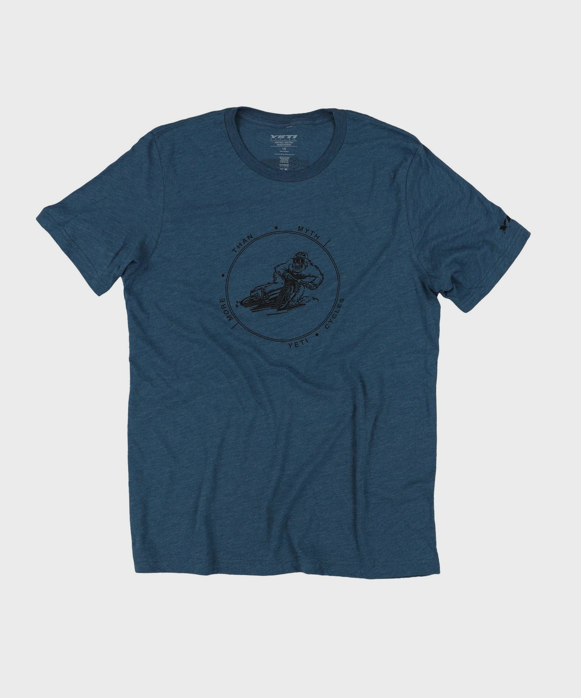 Yeti More Than A Myth TShirt Steel Blue S